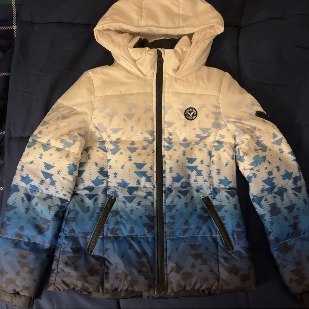 American Eagle Outfitters Winter Snow Jacket w/ Hood Sherpa Shearling Puffer